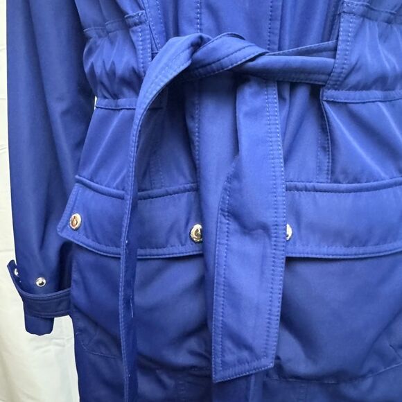 Liz Claiborne Light Hooded Jacket Blue - Picture 7 of 12
